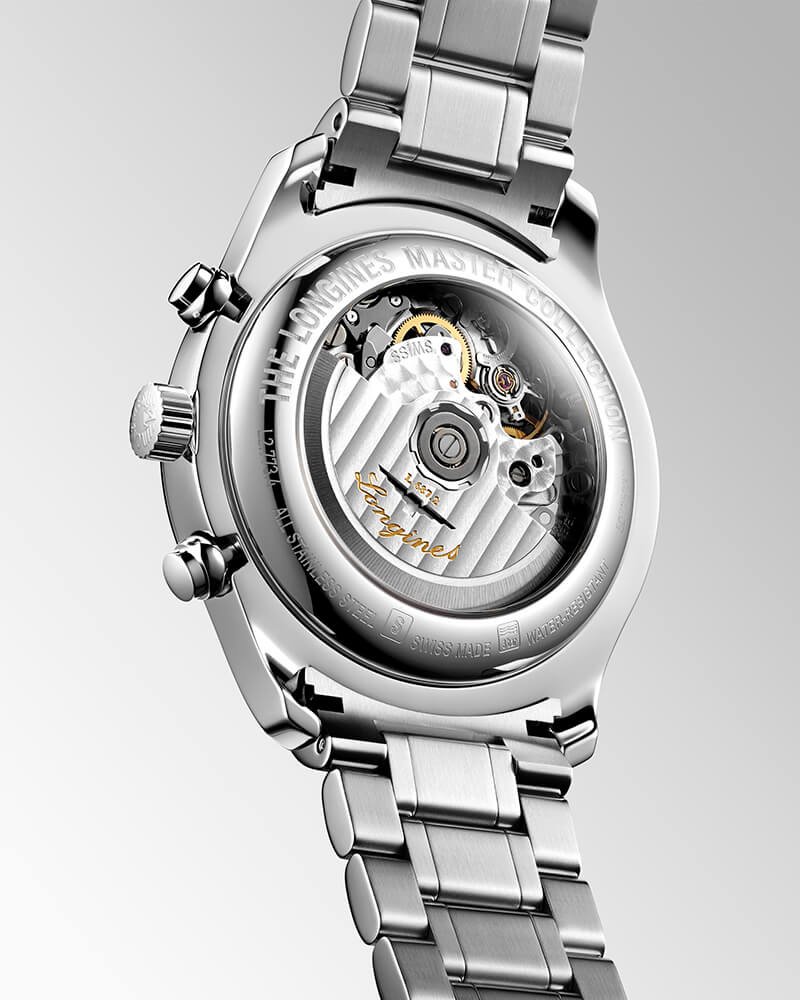 Fondello trasparente del Longines Master Collection